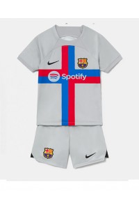Barcelona Babytruitje 3e tenue Kind 2022-23 Korte Mouw (+ Korte broeken)